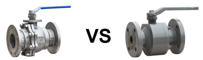 Válvula de bola de acero fundido