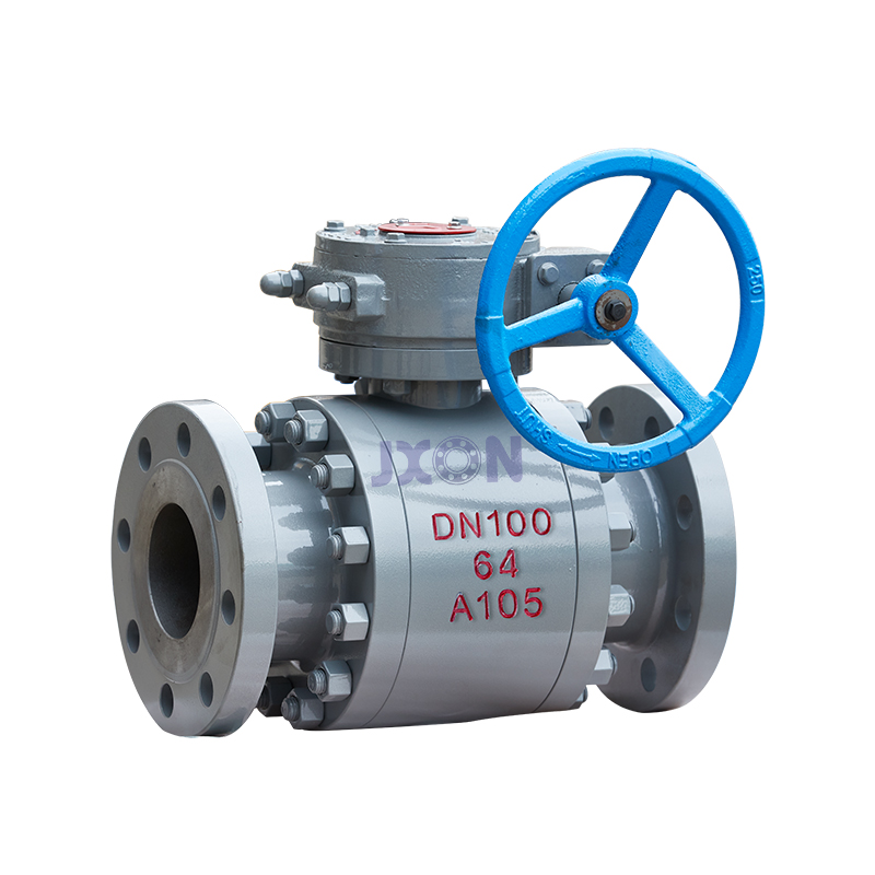 Forged Steel Metal Seated Trunnion Flanged Ball Valve