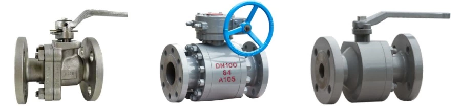 Válvula de bola con asiento de metal