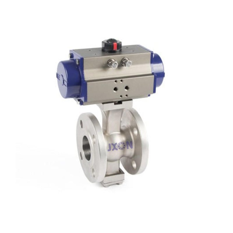 Pneumatic V Port Segment Ball Valve