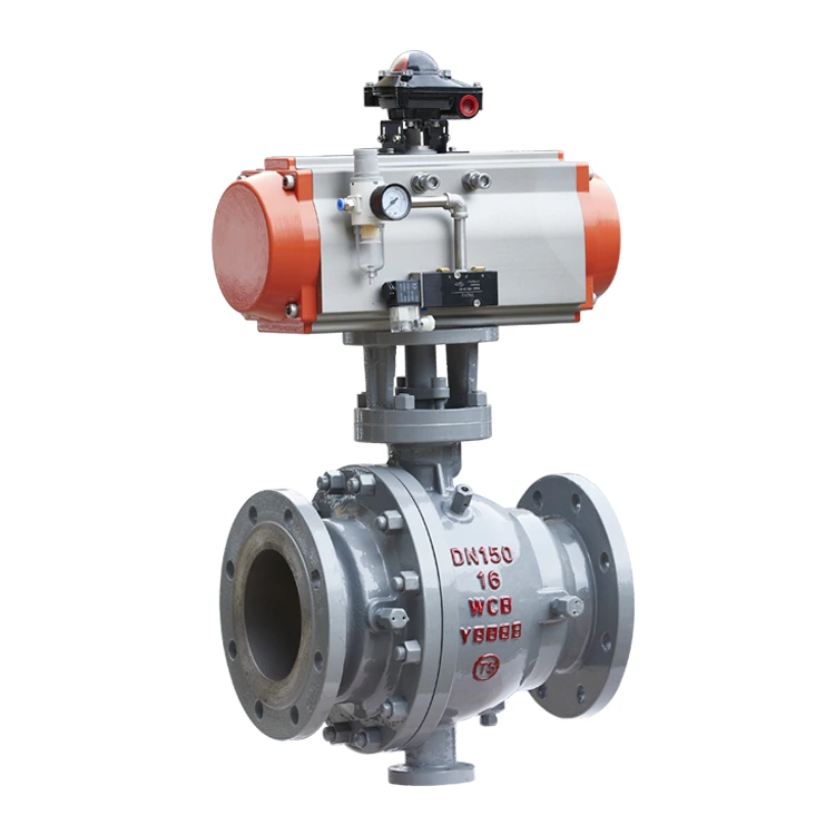 Válvula de bola de muñón