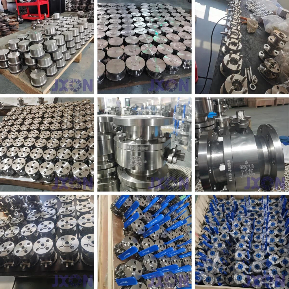 Válvula de bola con brida de acero forjado de 2 piezas