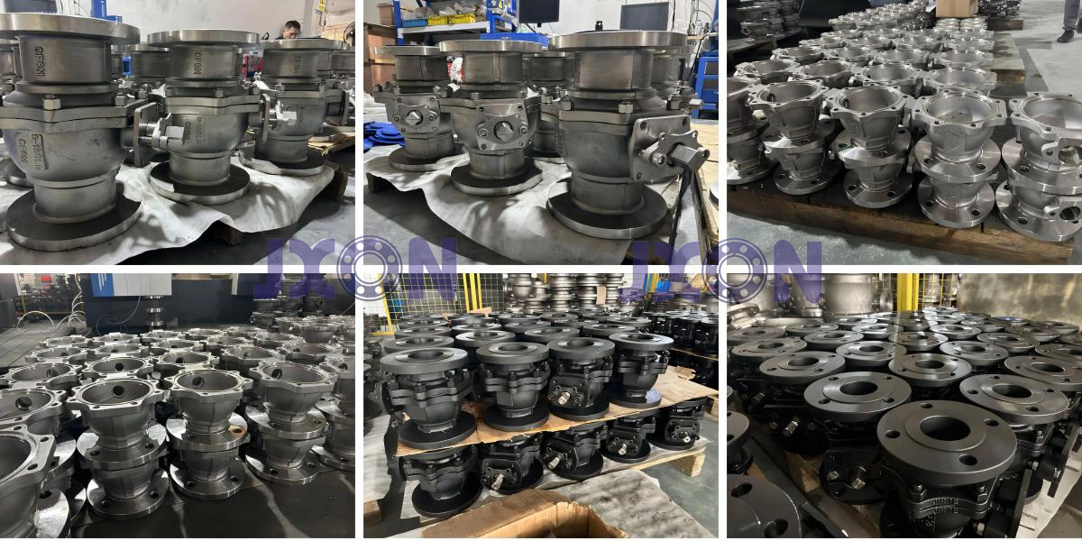 Válvula de bola flotante de acero fundido