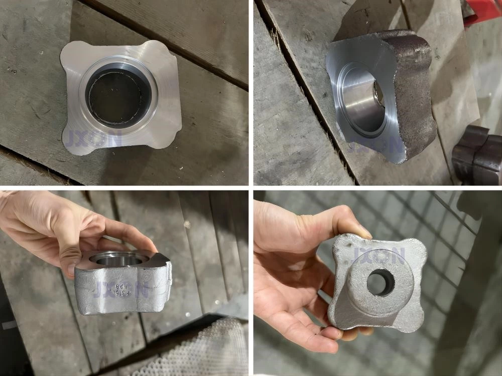 Válvula de bola de cuerpo extendido de acero forjado