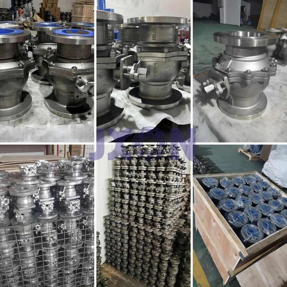 Din Cast Steel Flanged Ball Valve Jxon Valve Co Ltd