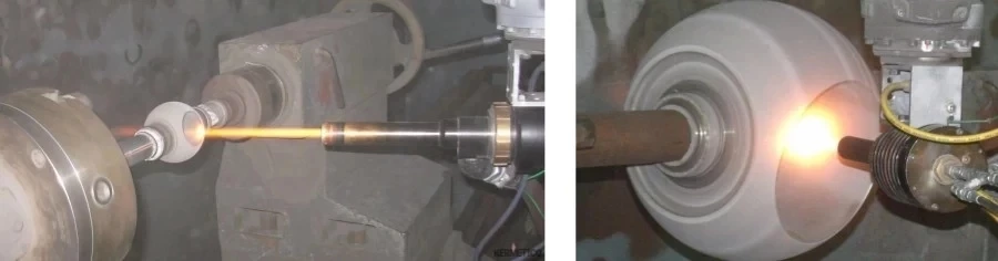 Válvula de bola con brida de acero fundido montada en muñón