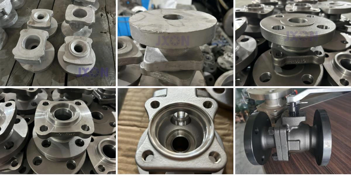 Válvula de bola con brida de acero forjado de paso total