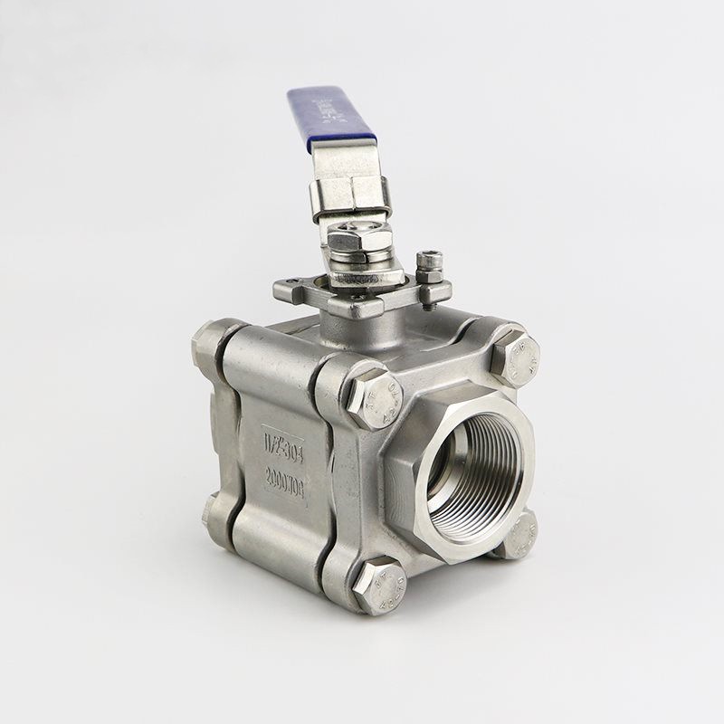 Stainless Steel threaded 3PC Ball Valve