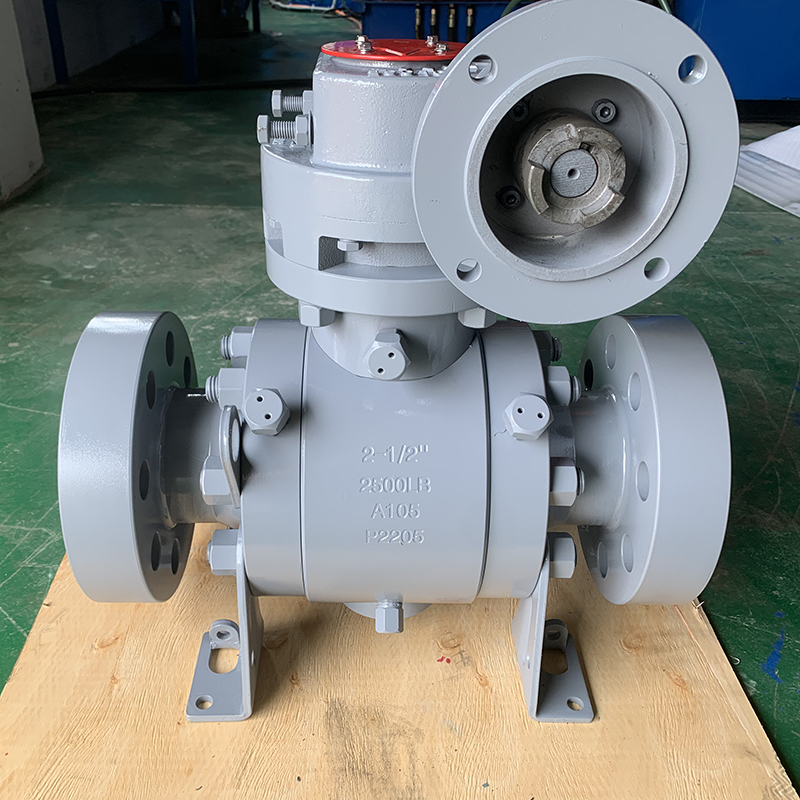 Forged Steel High Pressure Trunnion Mounted Ball Valve